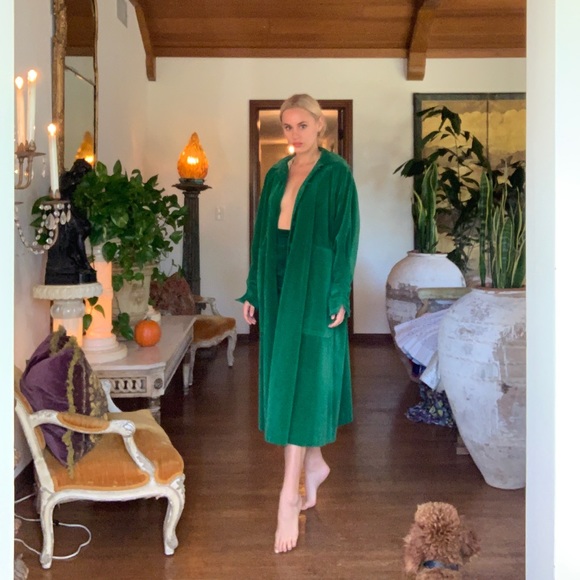 1950s green swing coat - Picture 3 of 6